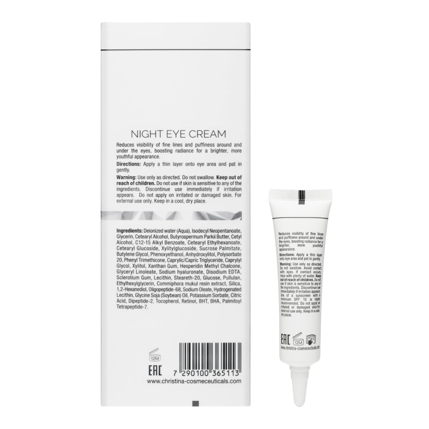 CHRISTINA ILLUSTRIOUS NIGHT EYE CREAM (15 ML)