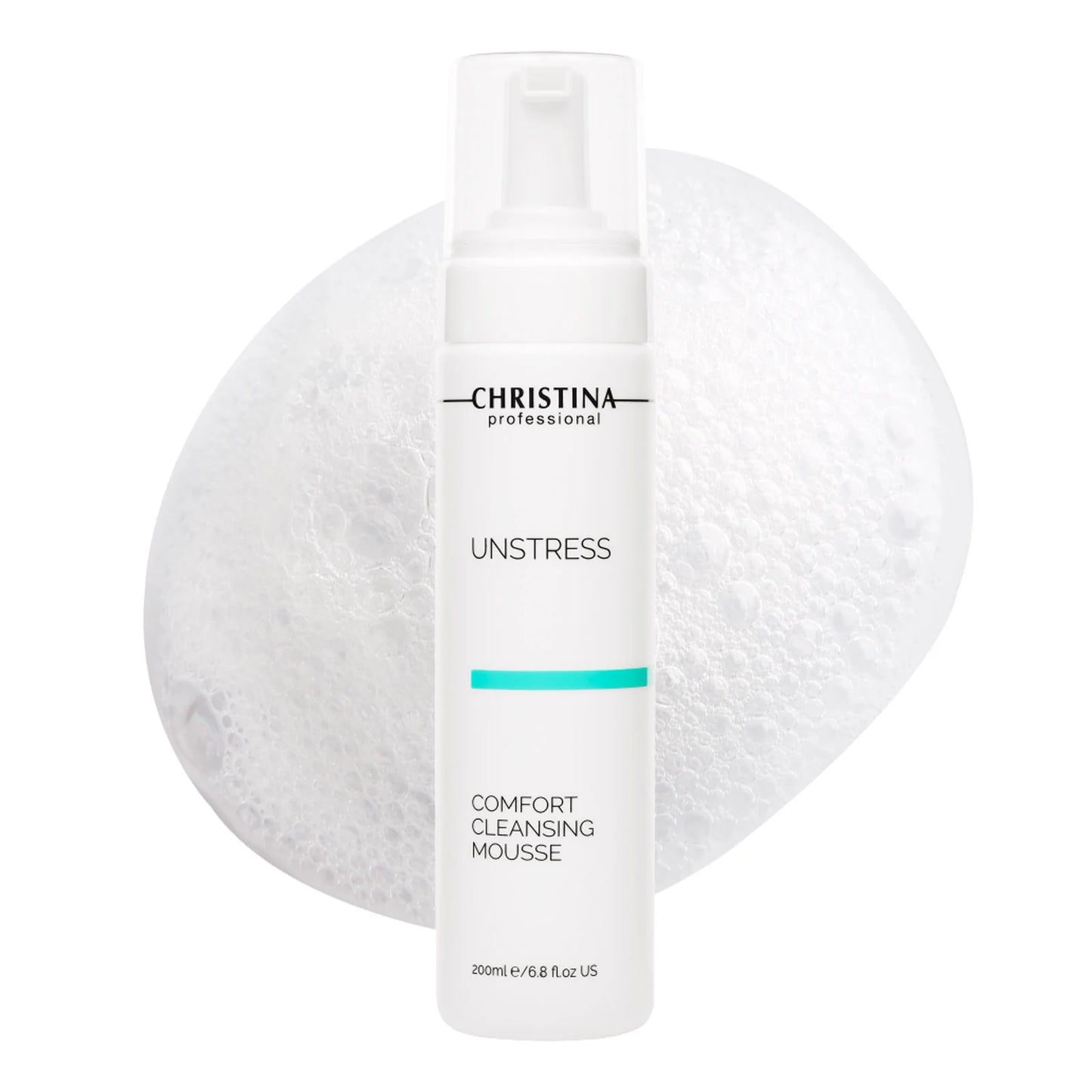CHRISTINA UNSTRESS COMFORT CLEANSING MOUSSE - 200 ML