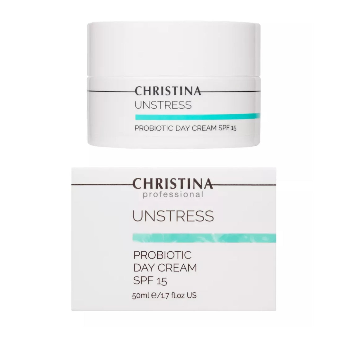 CHRISTINA UNSTRESS PROBIOTIC DAY CREAM SPF 15 (50 ML)
